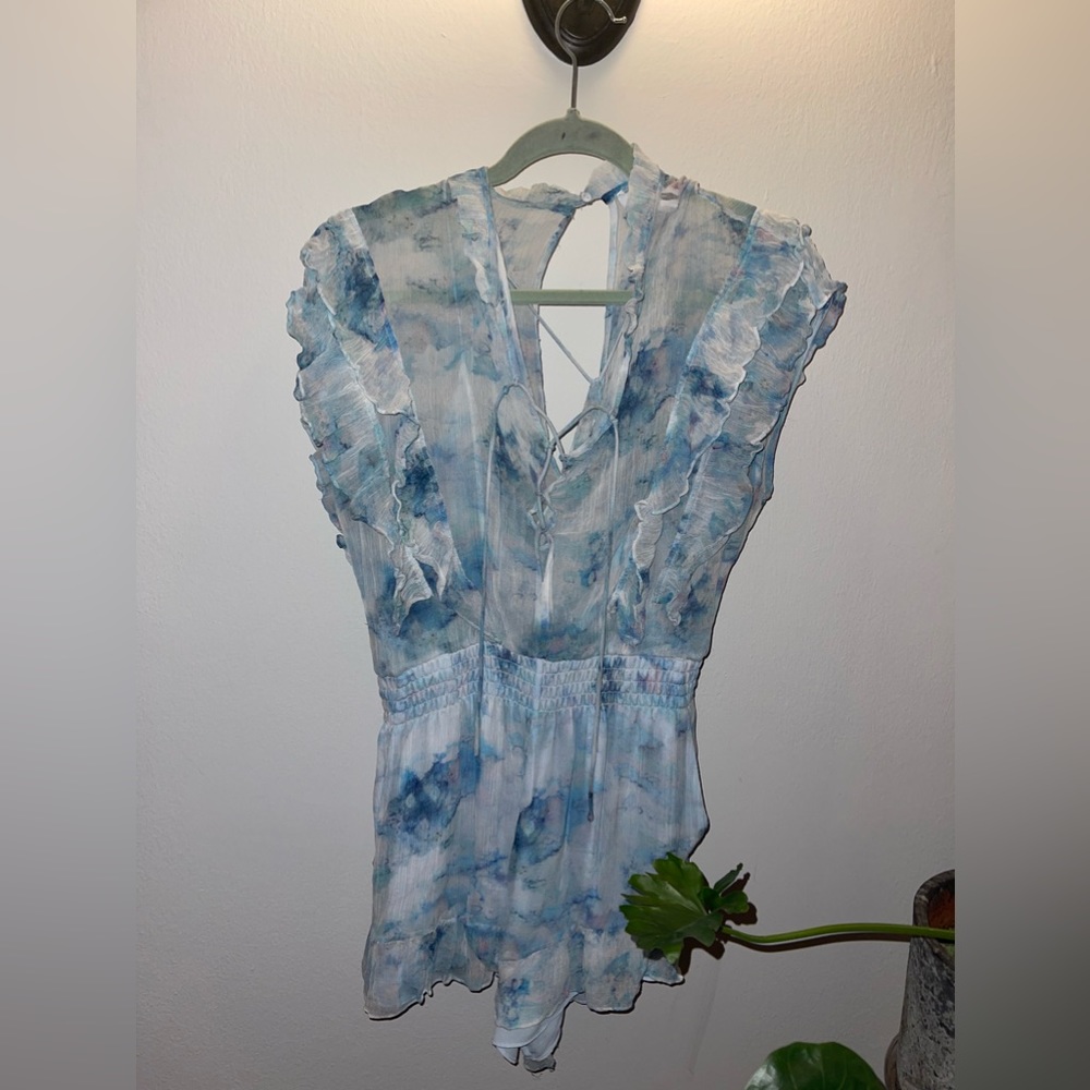 IRO Cruis Printed Playsuit